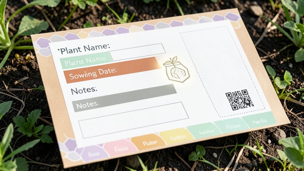 Seed Envelope Template: Customizable Labels for Organized Seed Storage