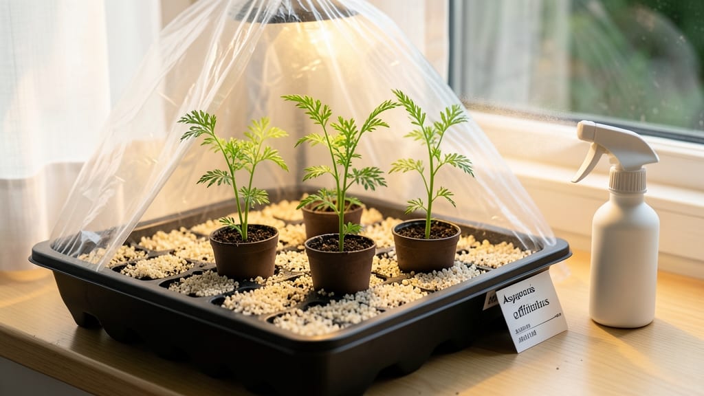 Growing Asparagus From Seed Indoors: Year-Round Starter Kit for Thick, Viable Stems
