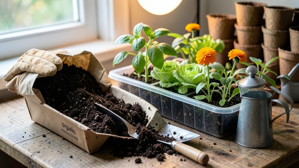 Organic Seed Starter Soil: Lightweight Loam for Fast Germination