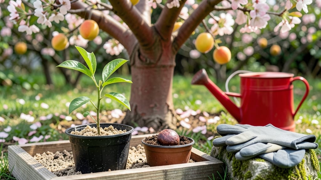 Nectarine Seed Grow a Garden: Germinate Stone Fruits in 7 Days Without Stratification