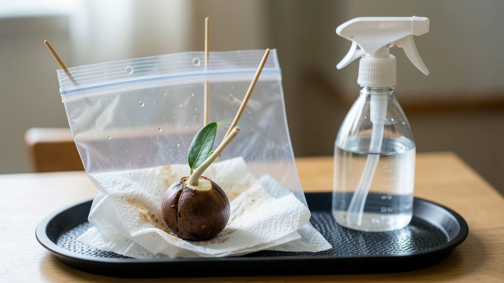 How to Germinate Avocado Seed in Bag: Twist-Free Viability Test for Zero-Waste Sprouts