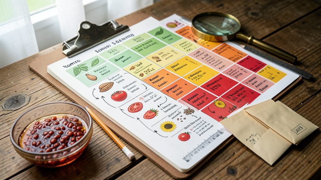 Seed Saving Chart: Zone-Specific Deadlines for Viable Seed Harvesting