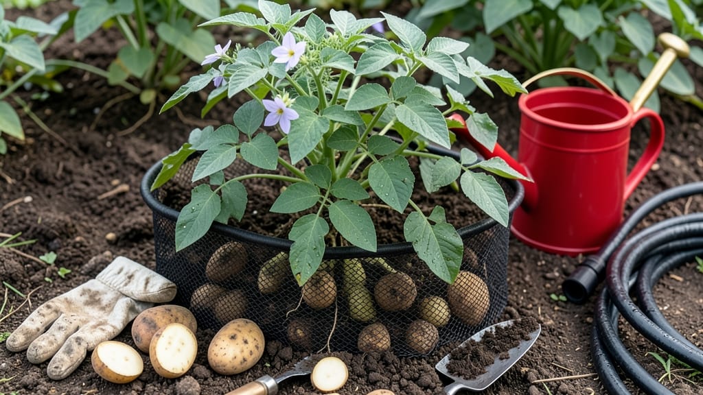 Planting Seed Potatoes in a Bag: Space-Saving Harvest Ready in 90 Days