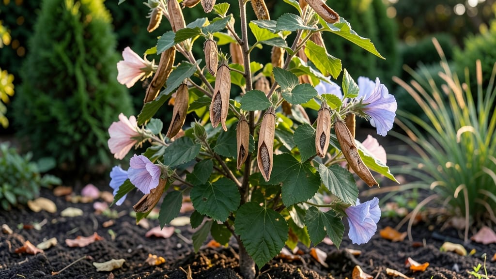 Rose of Sharon Seed Pods: Dried Flower Seed Extraction for Next Season’s Blooms
