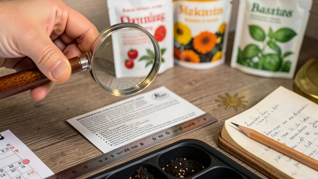 How to Read Seed Packets: Decode Planting Dates, Light Needs, and Spacing Clues