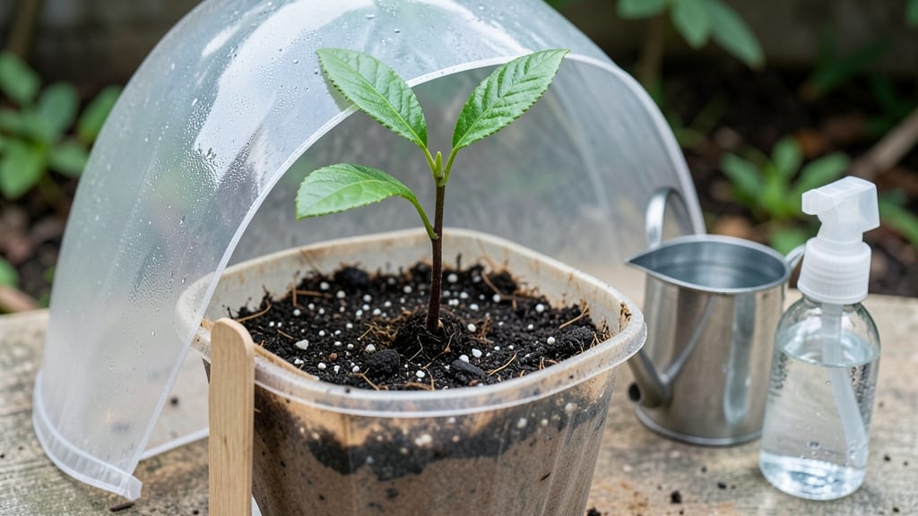 Mango Seed Grow a Garden: Tropical Tree From Kitchen Scrap in 30 Days