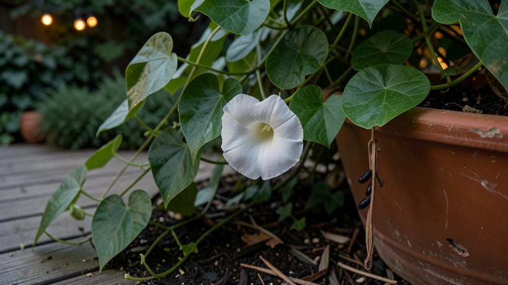 Moonflower Vine Seed Pods: Twist-Resistant Extraction for Year-Round Germination