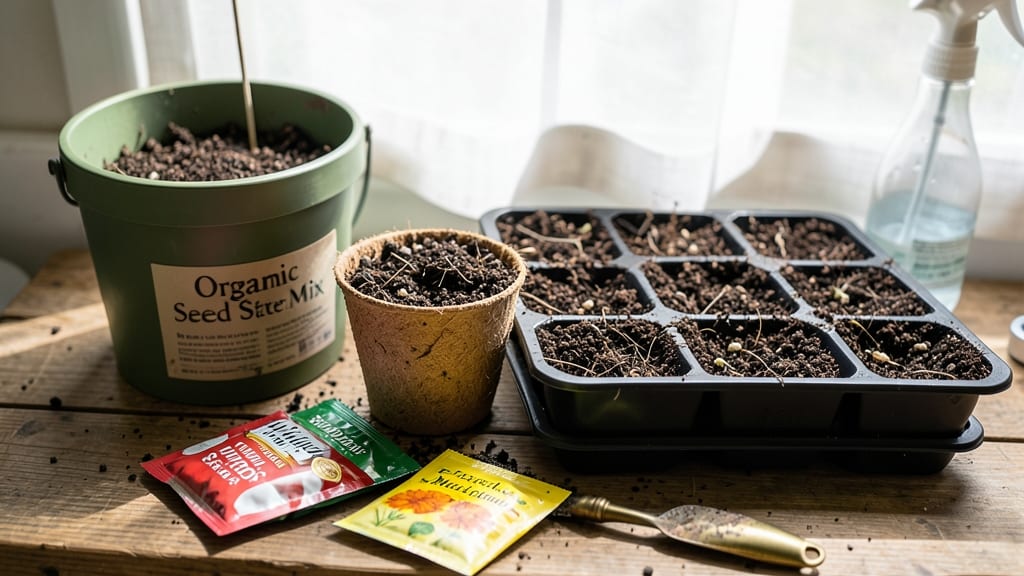 Organic Seed Starter Mix: Lightweight Loam for Fast Germination