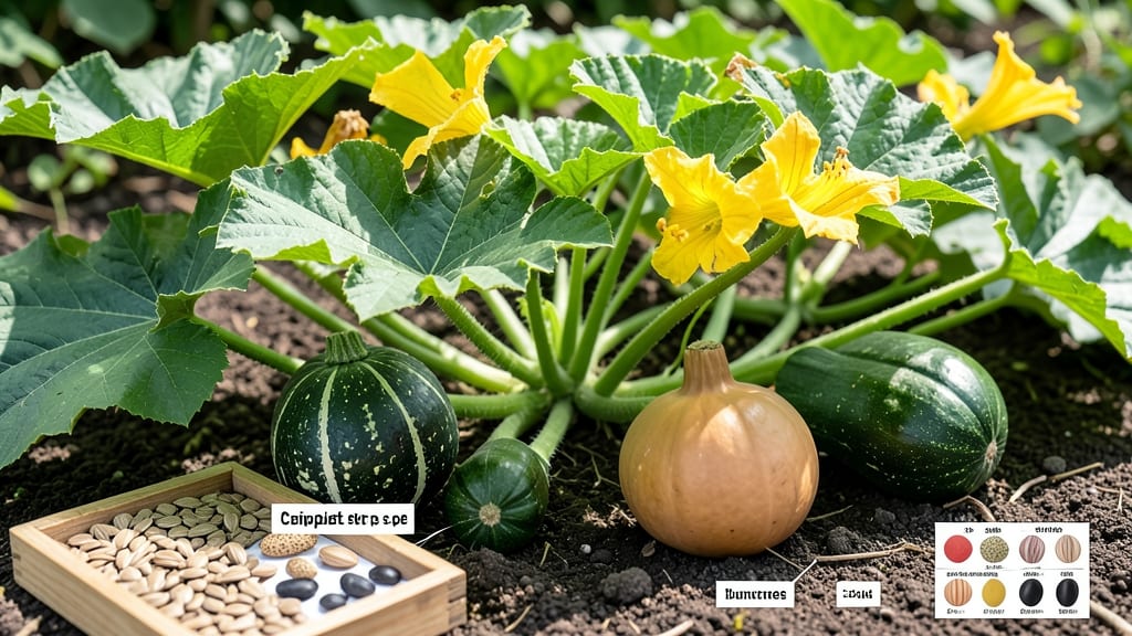 Squash Seed Identification: Quick Guide to Male vs Female Flowers