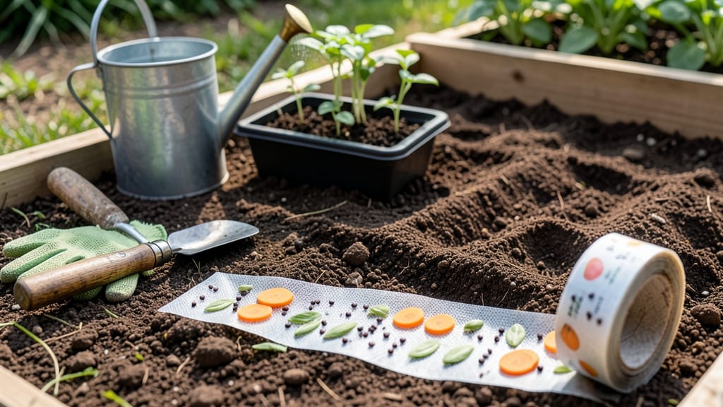 Garden Seed Tape: Zero-Waste Planting for Even Germination & Strong Starts