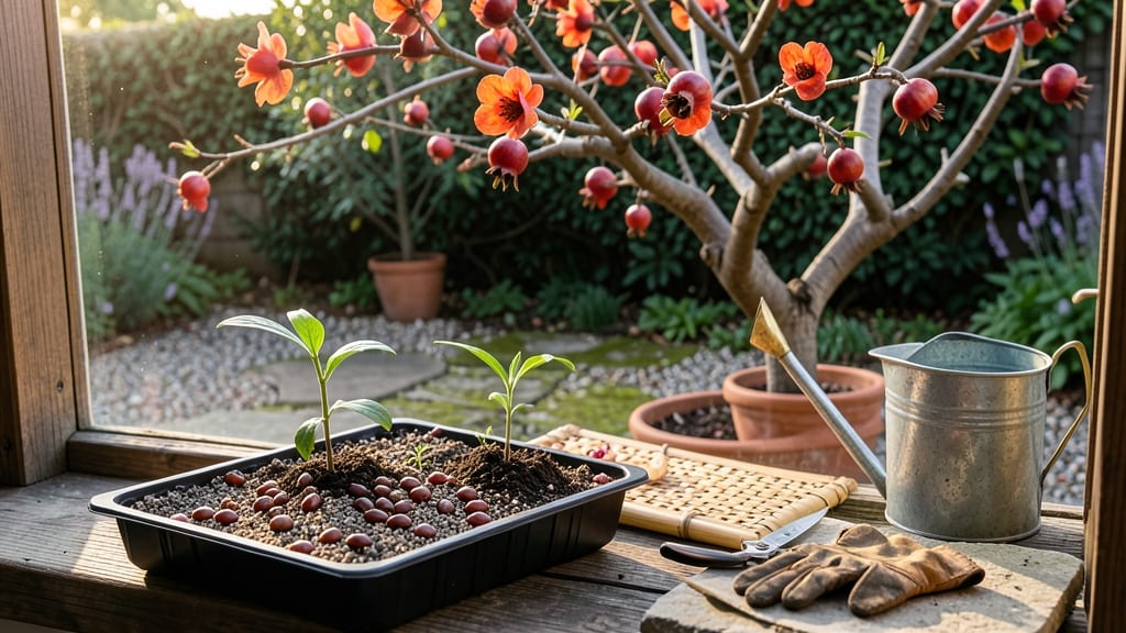 Pomegranate Seeds to Fruit Guide: Year-Round Harvesting From Start to Bloom