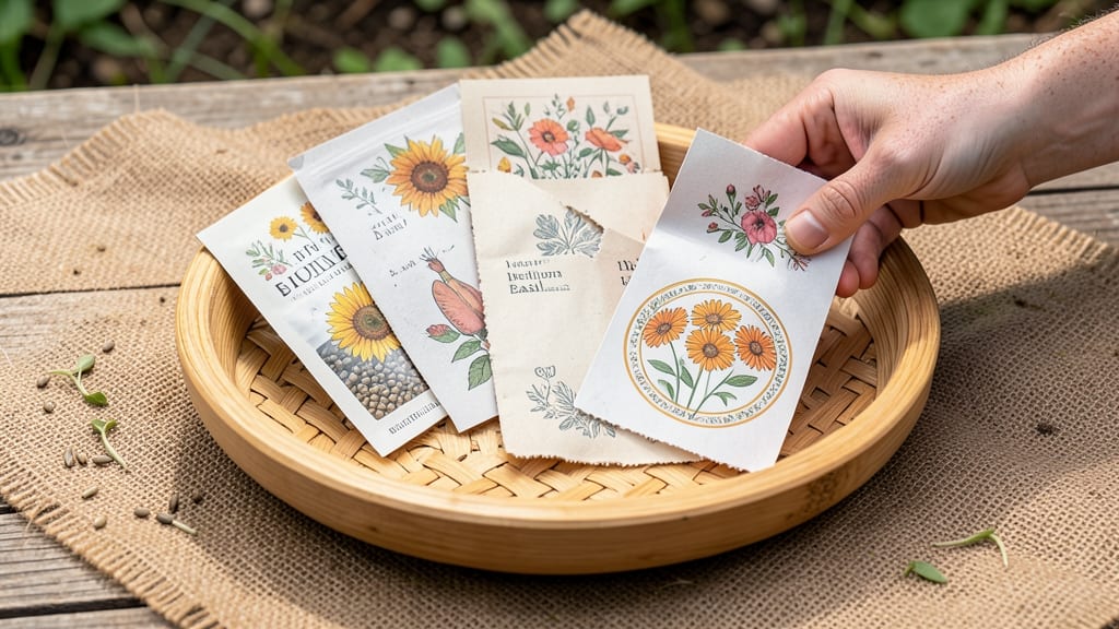 Pretty Seed Packets: Year-Round Blooms With Zero-Waste Harvesting