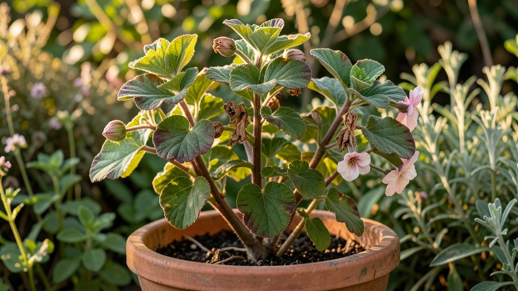 Geranium Seed Pods: Dried Flower Extraction for Next Season’s Blooms
