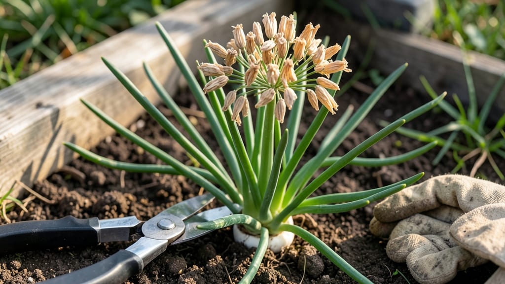 Green Onion Seed Pods: Harvesting Viable Seeds Before Blooms Twist Shut