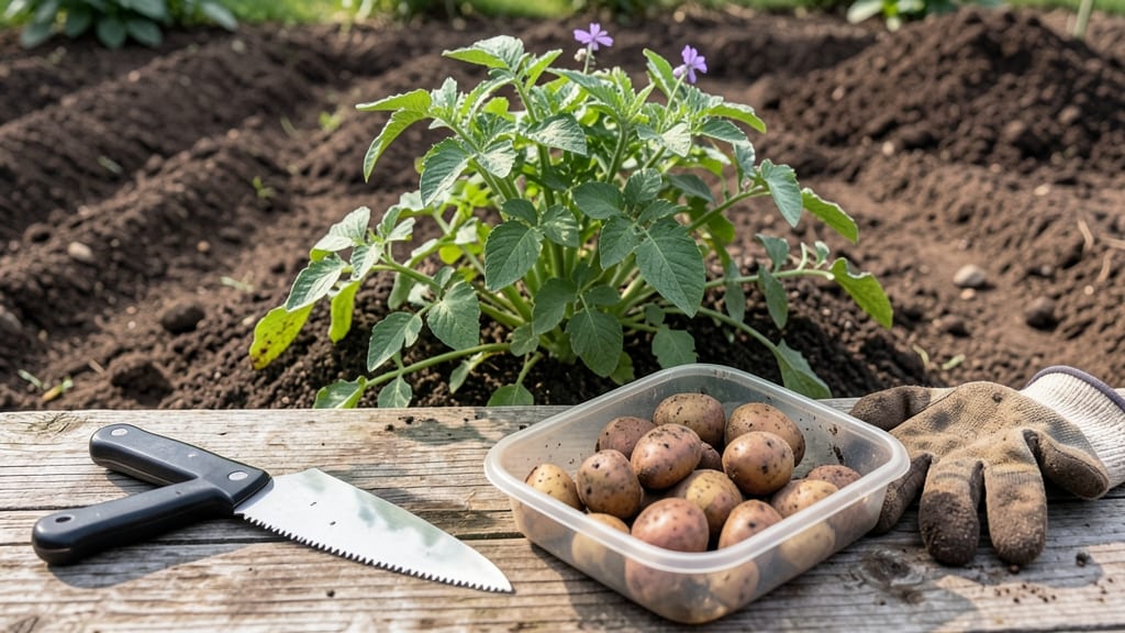 How to Cut Seed Potatoes for Planting: Sharp Knife Technique for Even Sprouts