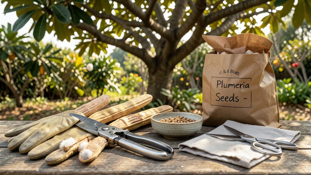How to Harvest Plumeria Seed Pods: Twist-Free Viability Check for Next Year's Blooms