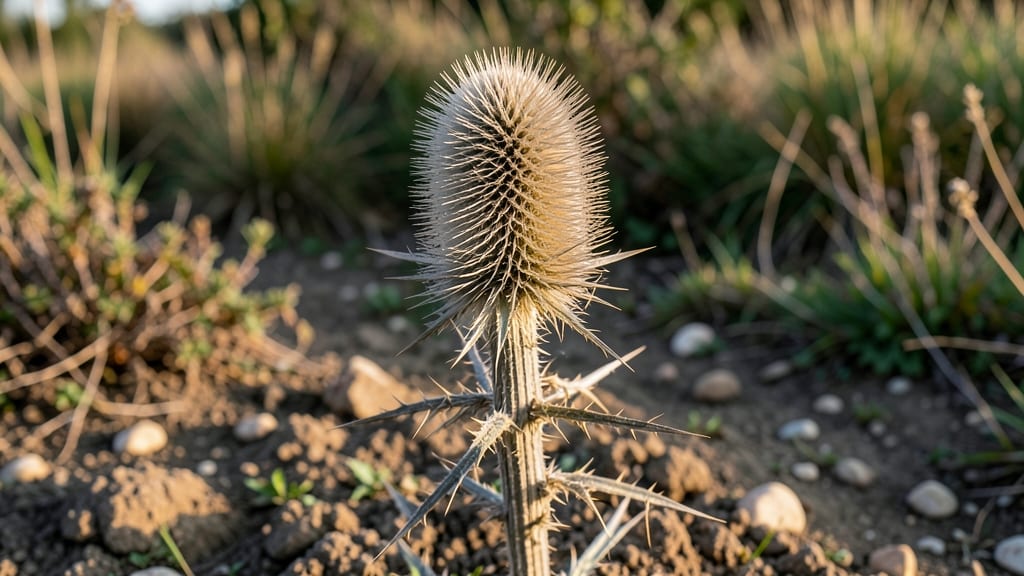 Thistle Seed Heads: Twist-Resistant Harvesting for Year-Round Seed Saving