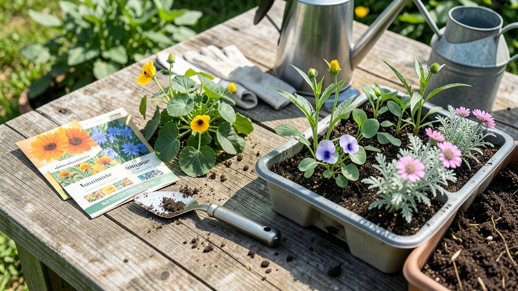 Edible Flower Seeds Mix: Twist-Free Harvesting for Year-Round Blooms