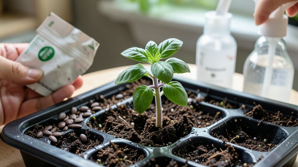 How to Grow Basil From Seed Indoors: Sunny Windowsill Starter Kit for Herbs